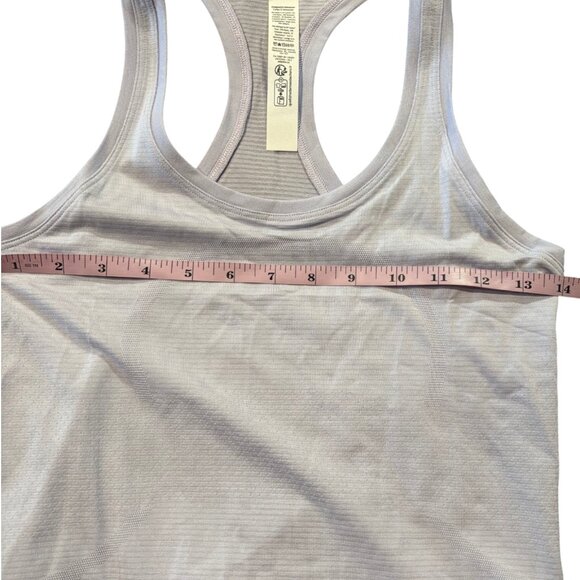 Lululemon Swiftly Tech Racerback Tank Top 2.0 Race* Lavender Frost Sz 4 NWT - Picture 9 of 10